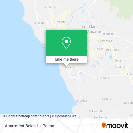 Apartment Belair map