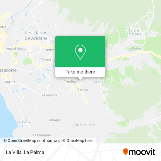 La Villa map