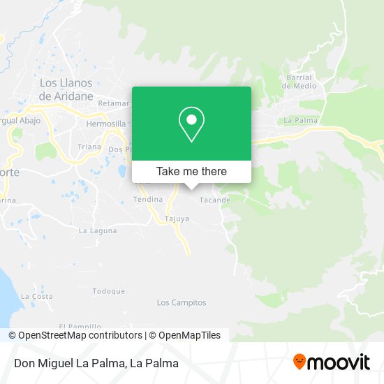 Don Miguel La Palma map