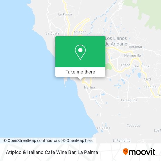 Atípico & Italiano Cafe Wine Bar map