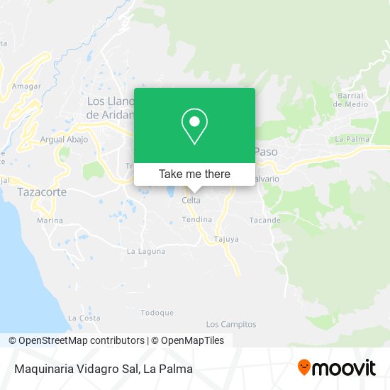 Maquinaria Vidagro Sal map