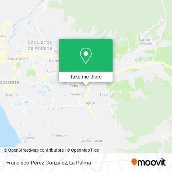 Francisco Pérez Gonzalez map