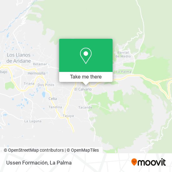 Ussen Formación map
