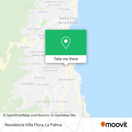Residencia Villa Flora map