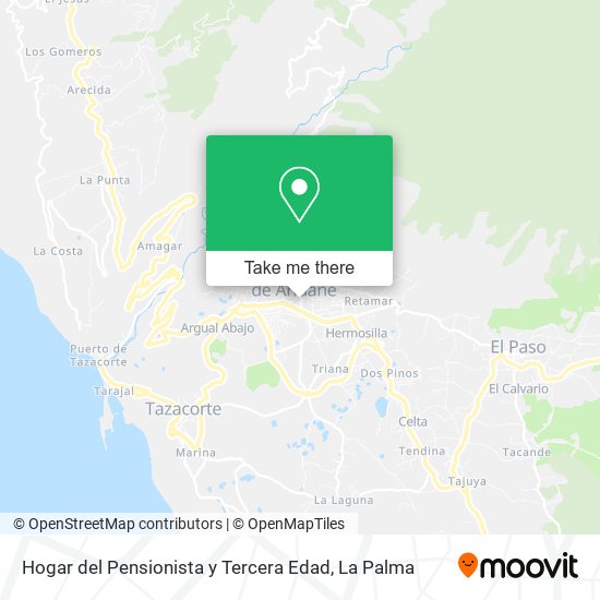 Hogar del Pensionista y Tercera Edad map