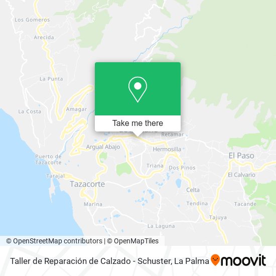 Taller de Reparación de Calzado - Schuster map