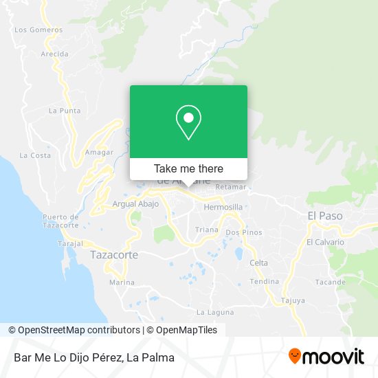 Bar Me Lo Dijo Pérez map