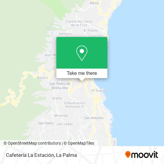 Cafetería La Estación map