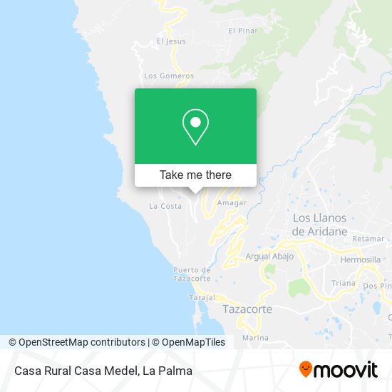Casa Rural Casa Medel map