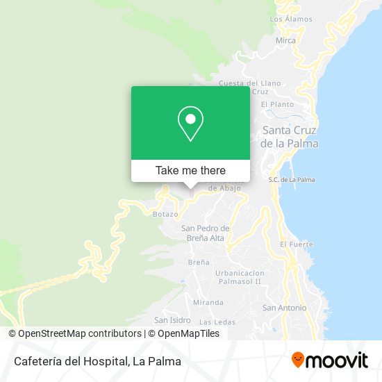 Cafetería del Hospital map