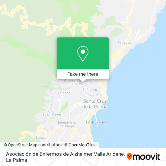 Asociación de Enfermos de Alzheimer Valle Aridane map