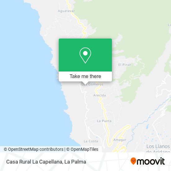 Casa Rural La Capellana map