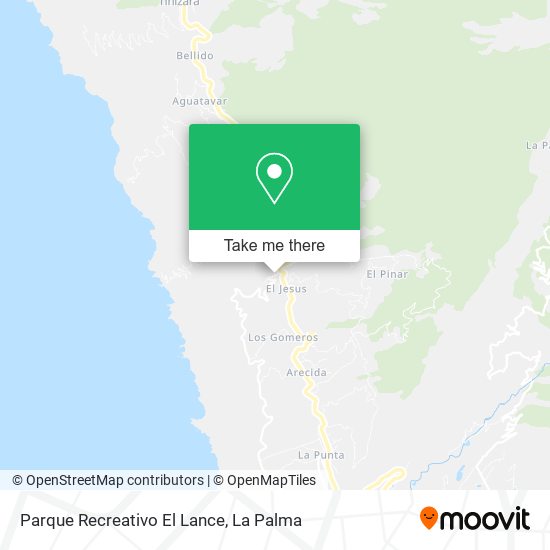 Parque Recreativo El Lance map