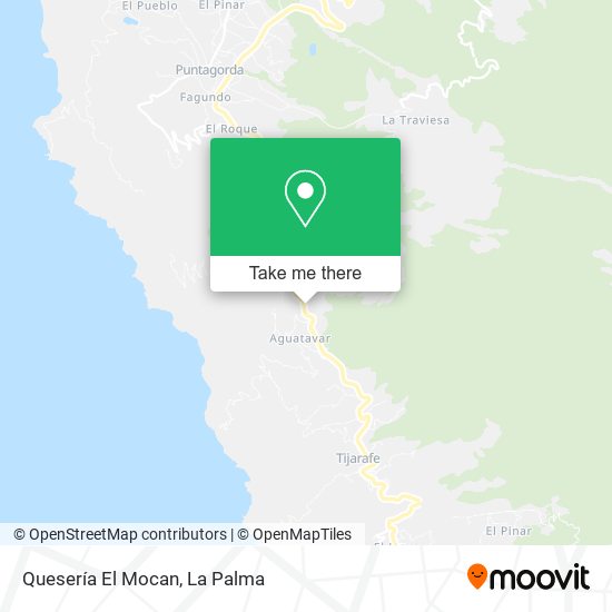 Quesería El Mocan map