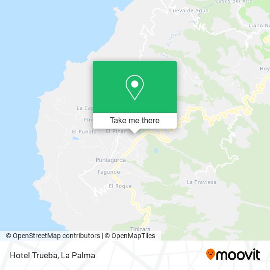 Hotel Trueba map