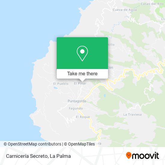 Carnicería Secreto map