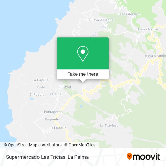 Supermercado Las Tricias map