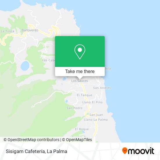Sisigam Cafetería map