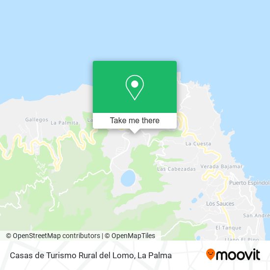 Casas de Turismo Rural del Lomo map