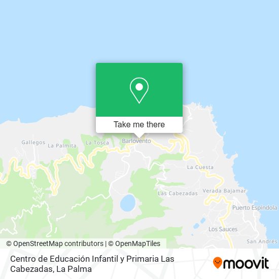 Centro de Educación Infantil y Primaria Las Cabezadas map