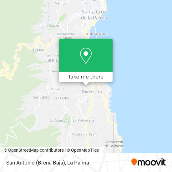 San Antonio (Breña Baja) map