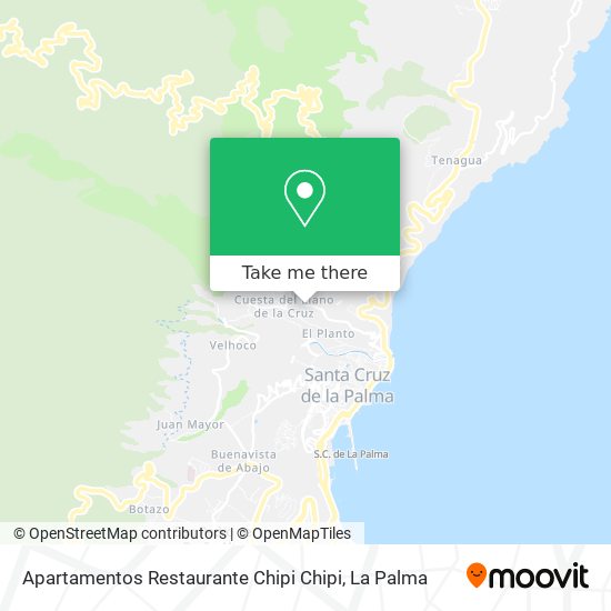 Apartamentos Restaurante Chipi Chipi map