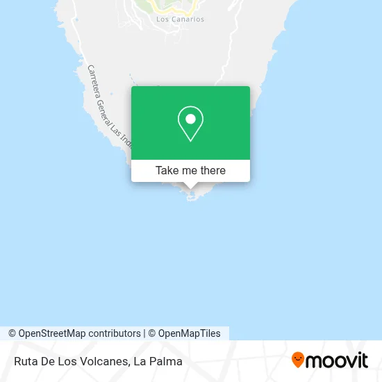 Ruta De Los Volcanes map