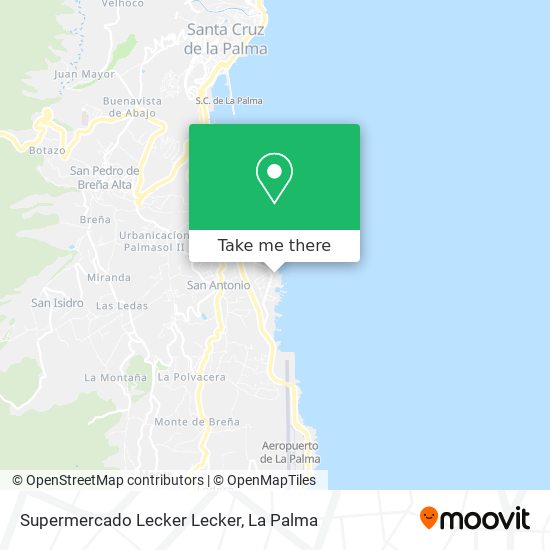 Supermercado Lecker Lecker map