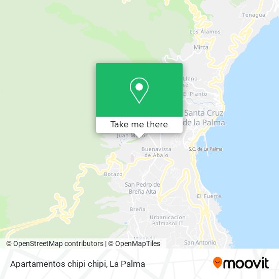 Apartamentos chipi chipi map