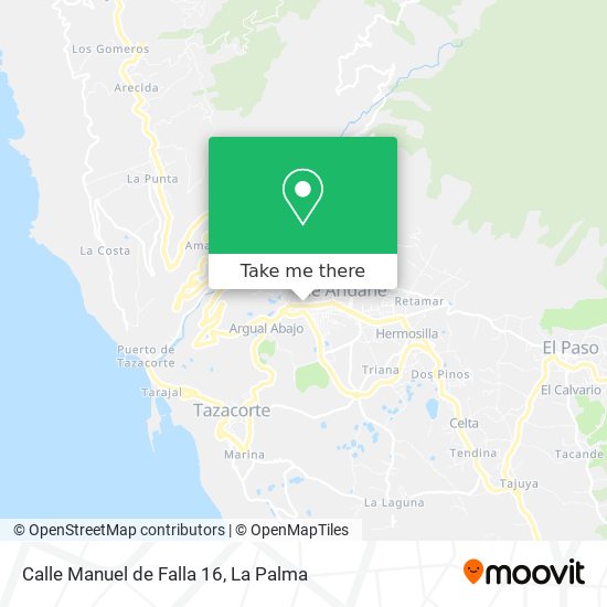 Calle Manuel de Falla 16 map