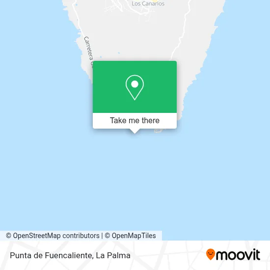 Punta de Fuencaliente map