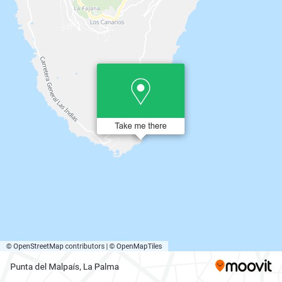 Punta del Malpaís map