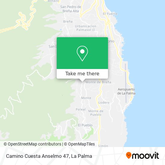 Camino Cuesta Anselmo 47 map