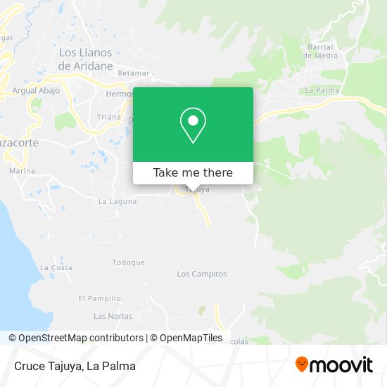 mapa Cruce Tajuya