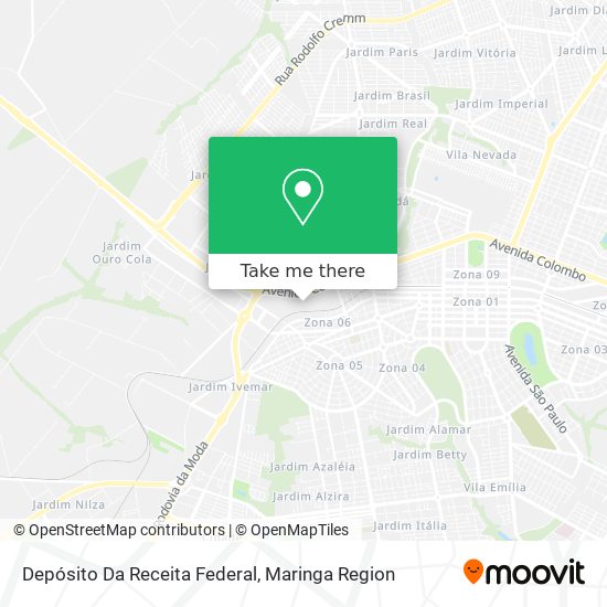 Depósito Da Receita Federal map