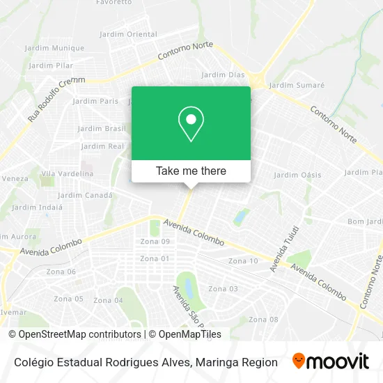 Colégio Estadual Rodrigues Alves map