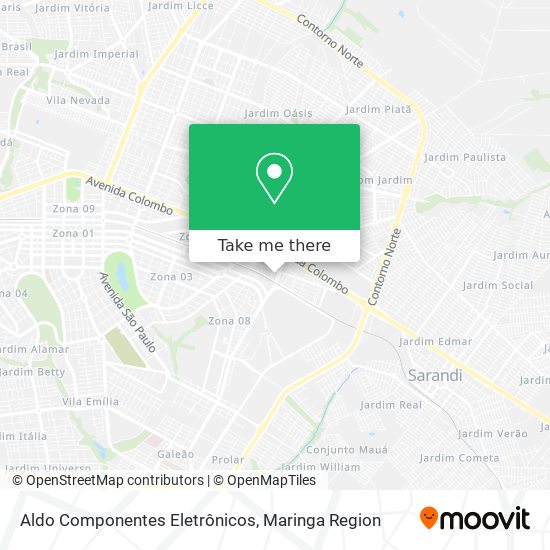 Mapa Aldo Componentes Eletrônicos