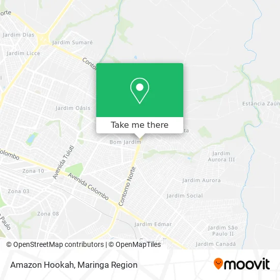 Amazon Hookah map