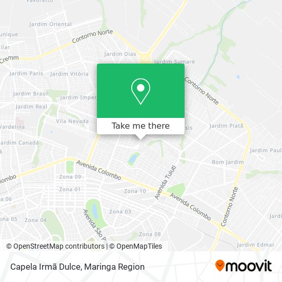 Capela Irmã Dulce map