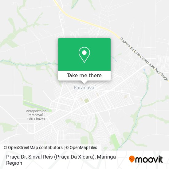 Praça Dr. Sinval Reis (Praça Da Xícara) map