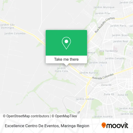 Excellence Centro De Eventos map