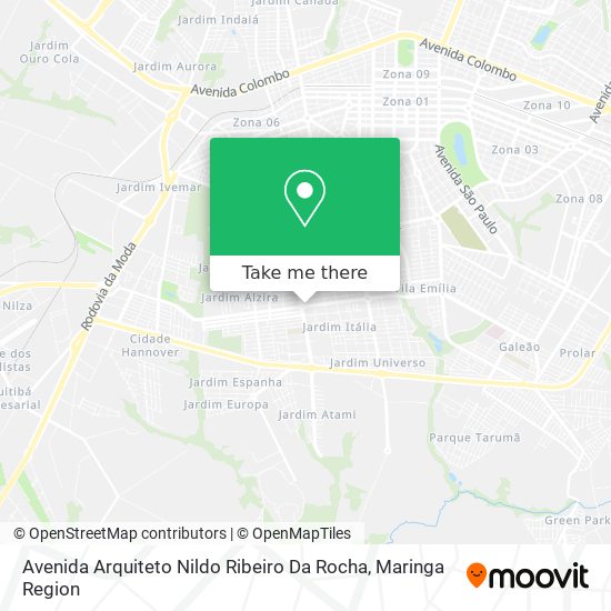 Avenida Arquiteto Nildo Ribeiro Da Rocha map