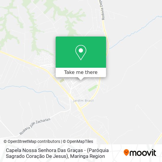 Mapa Capela Nossa Senhora Das Graças - (Paróquia Sagrado Coração De Jesus)