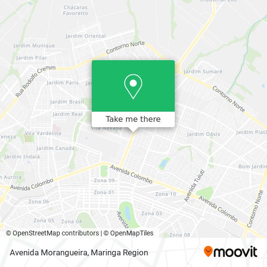 Avenida Morangueira map