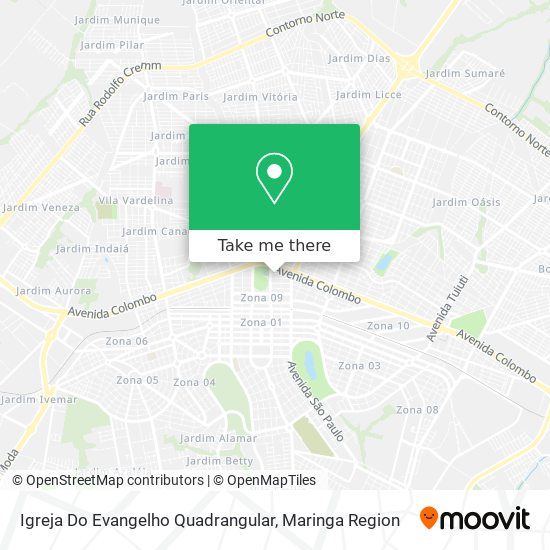 Igreja Do Evangelho Quadrangular map