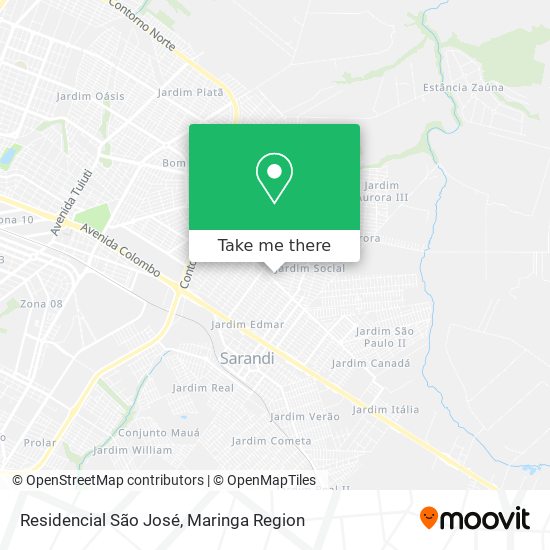 Mapa Residencial São José