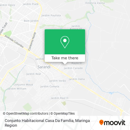 Conjunto Habitacional Casa Da Família map