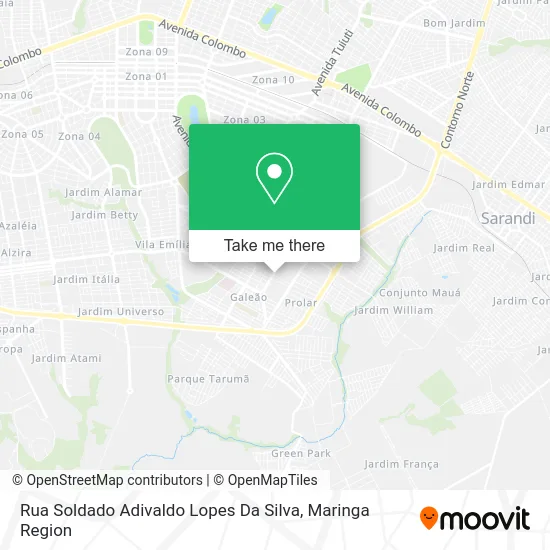 Rua Soldado Adivaldo Lopes Da Silva map