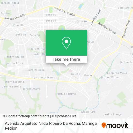 Avenida Arquiteto Nildo Ribeiro Da Rocha map