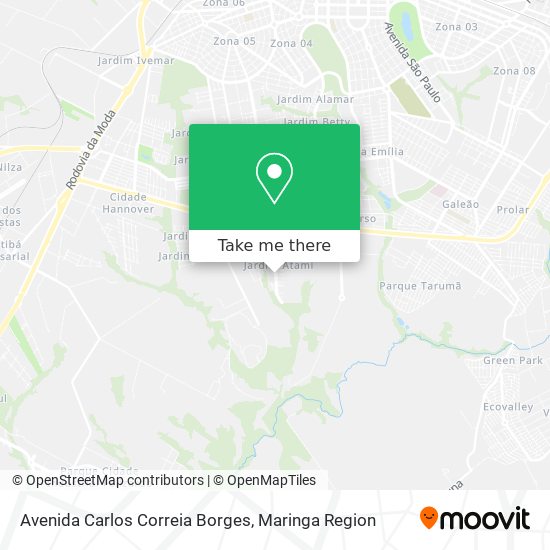 Avenida Carlos Correia Borges map